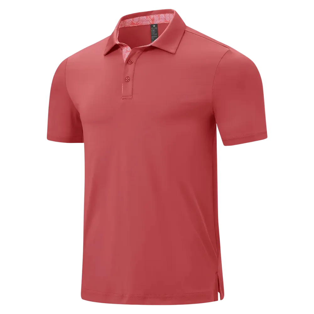 Men's Classic Polo Shirts Contrast Collar Short Sleeve Casual Solid Stylish and Printed Polo