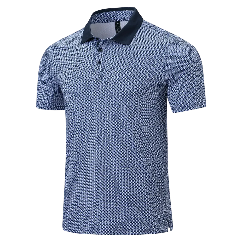 Men's Classic Polo Shirts Contrast Collar Short Sleeve Casual Solid Stylish and Printed Polo