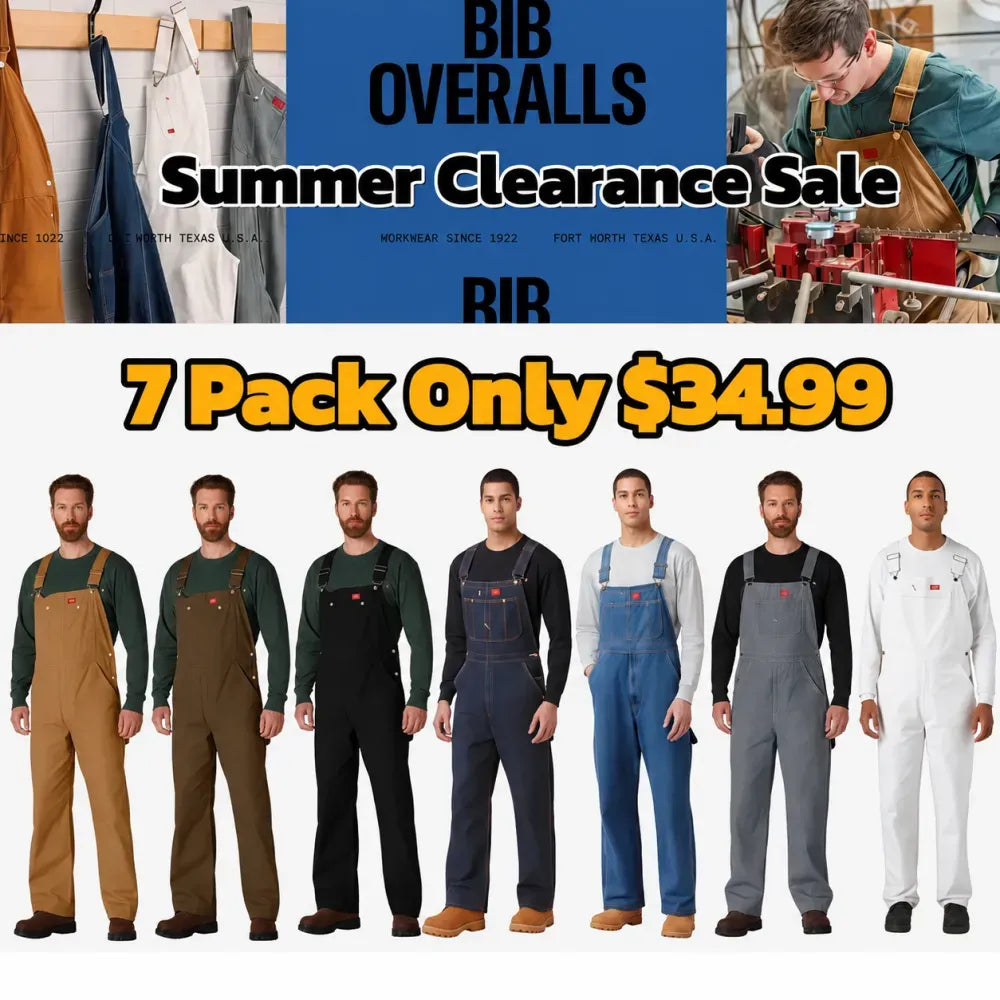 🔥Last Day Promotion!🔥Men's Denim Bib Overalls, Workwear with Adjustable Straps and Convenient Tool Pockets