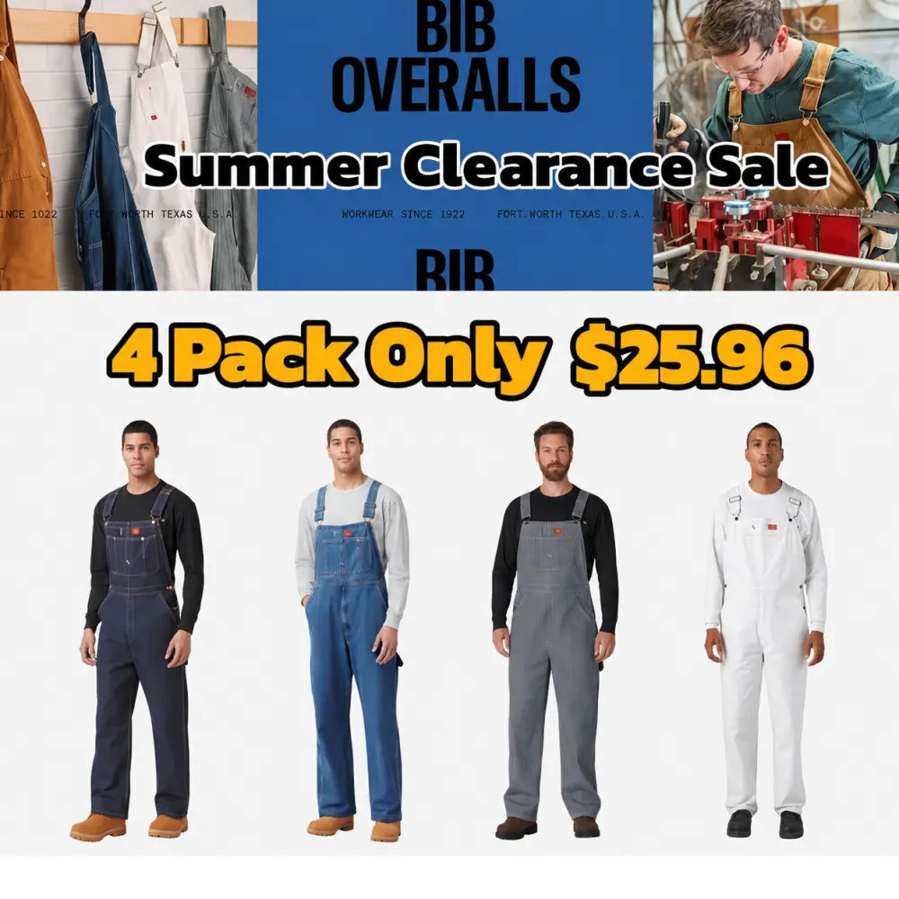 🔥Last Day Promotion!🔥Men's Denim Bib Overalls, Workwear with Adjustable Straps and Convenient Tool Pockets