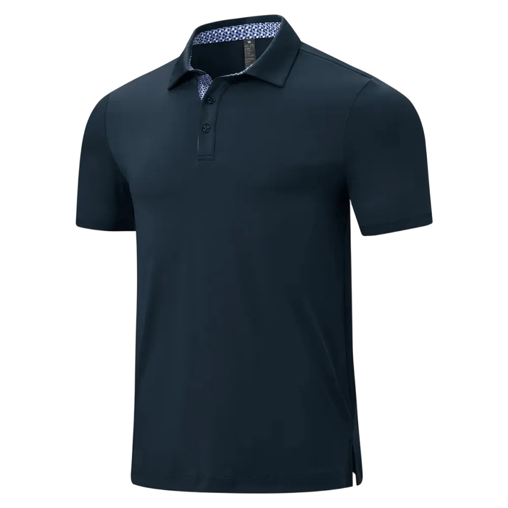 Men's Classic Polo Shirts Contrast Collar Short Sleeve Casual Solid Stylish and Printed Polo