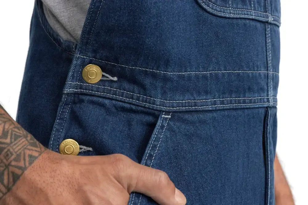 🔥Last Day Promotion!🔥Men's Denim Bib Overalls, Workwear with Adjustable Straps and Convenient Tool Pockets