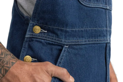 🔥Last Day Promotion!🔥Men's Denim Bib Overalls, Workwear with Adjustable Straps and Convenient Tool Pockets