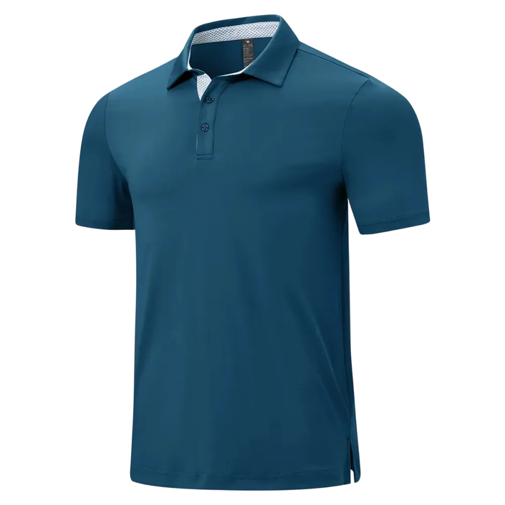 Men's Classic Polo Shirts Contrast Collar Short Sleeve Casual Solid Stylish and Printed Polo