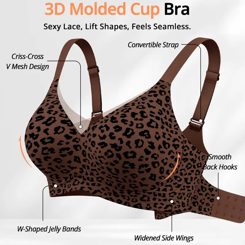 🔥 Clearance Sale — Limited Stock! 🔥Women Jelly Bras Wirefree Full Coverage No Underwire