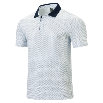 Men's Classic Polo Shirts Contrast Collar Short Sleeve Casual Solid Stylish and Printed Polo