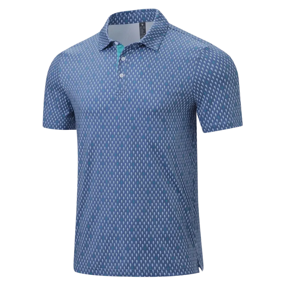Men's Classic Polo Shirts Contrast Collar Short Sleeve Casual Solid Stylish and Printed Polo