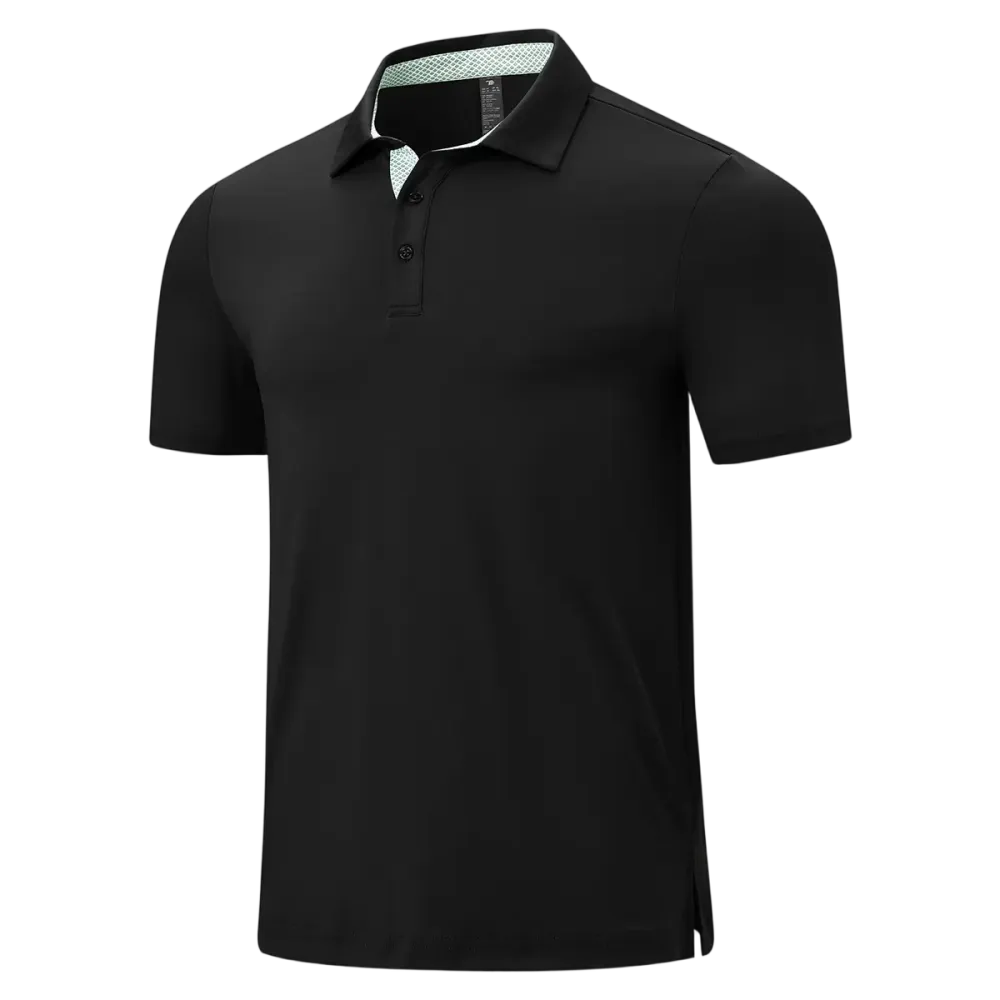 Men's Classic Polo Shirts Contrast Collar Short Sleeve Casual Solid Stylish and Printed Polo