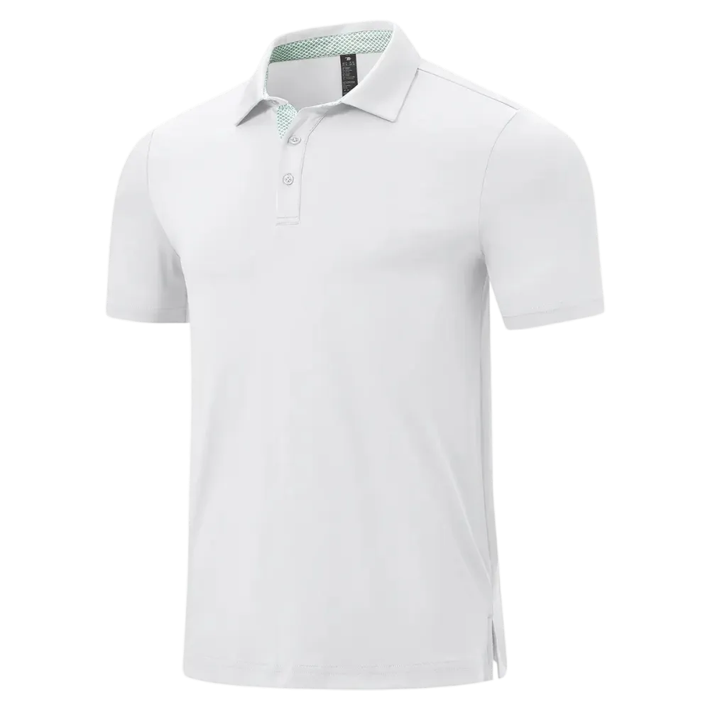 Men's Classic Polo Shirts Contrast Collar Short Sleeve Casual Solid Stylish and Printed Polo