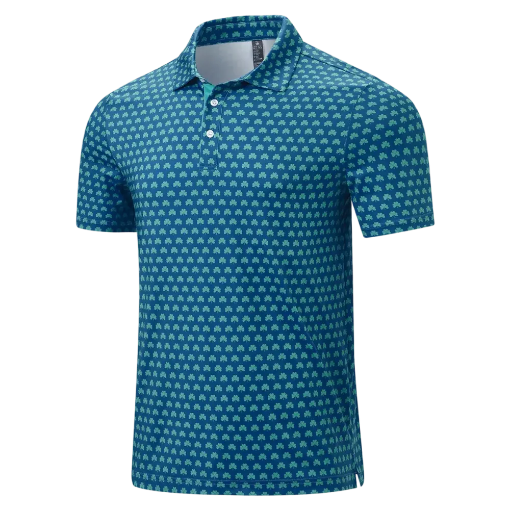Men's Classic Polo Shirts Contrast Collar Short Sleeve Casual Solid Stylish and Printed Polo