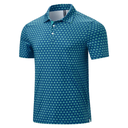 Men's Classic Polo Shirts Contrast Collar Short Sleeve Casual Solid Stylish and Printed Polo